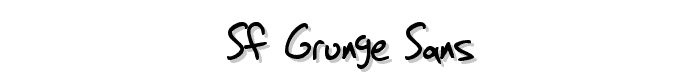 SF Grunge Sans font